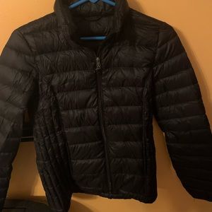 Black light weight winter coat